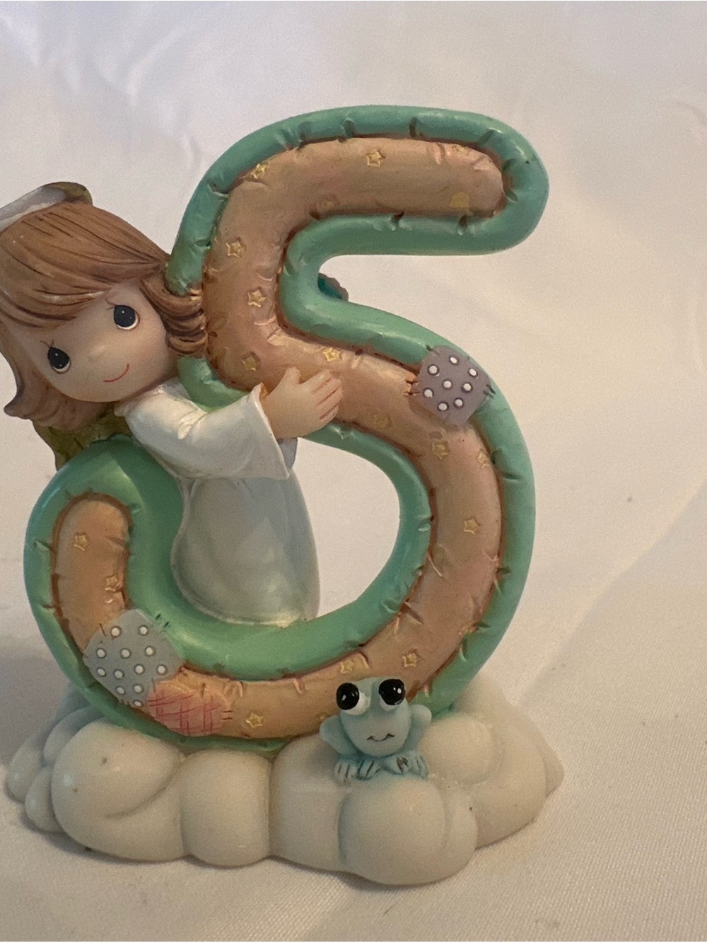 Precious Moments Angel Number 5 Birthday Figurine 2003